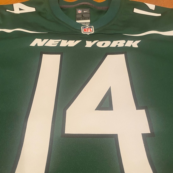 Sam Darnold #14 NY Jets Green Jersey - Picture 3 of 6